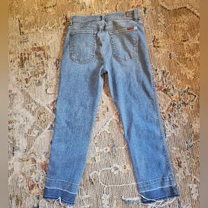7 for all mankind  Edie jeans sz 31 with 27" inseam, buttonfly